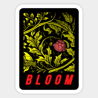 Blooming flower Sticker